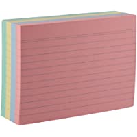 Herlitz 10836211 - Paquete de 200 notas rayadas A6- multicolor